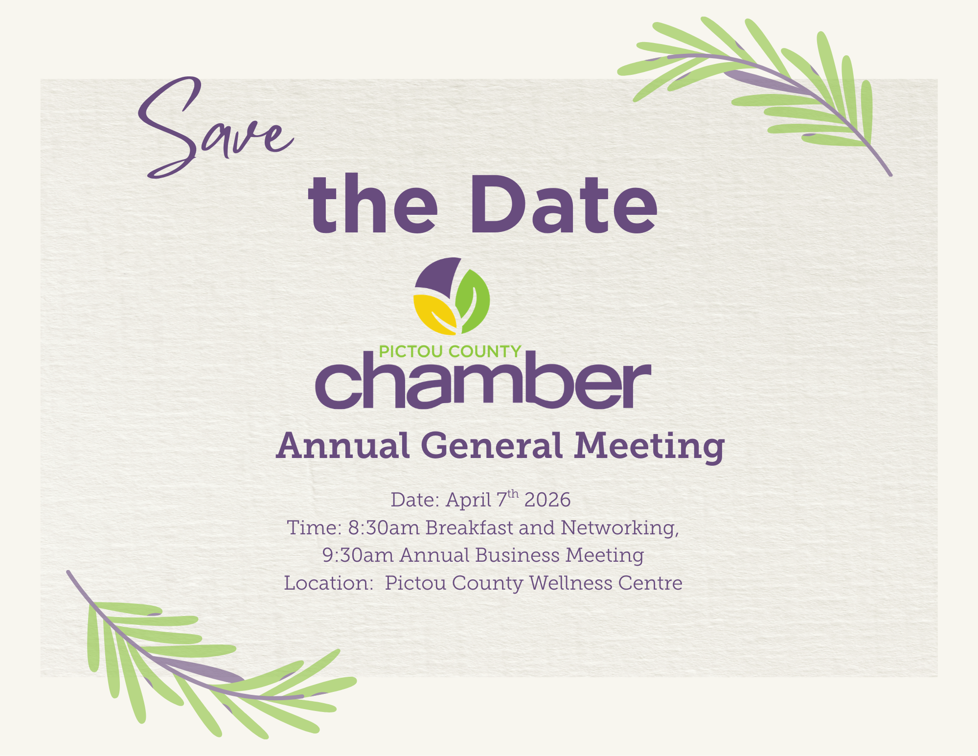 Save the Date (Trifold Brochure)